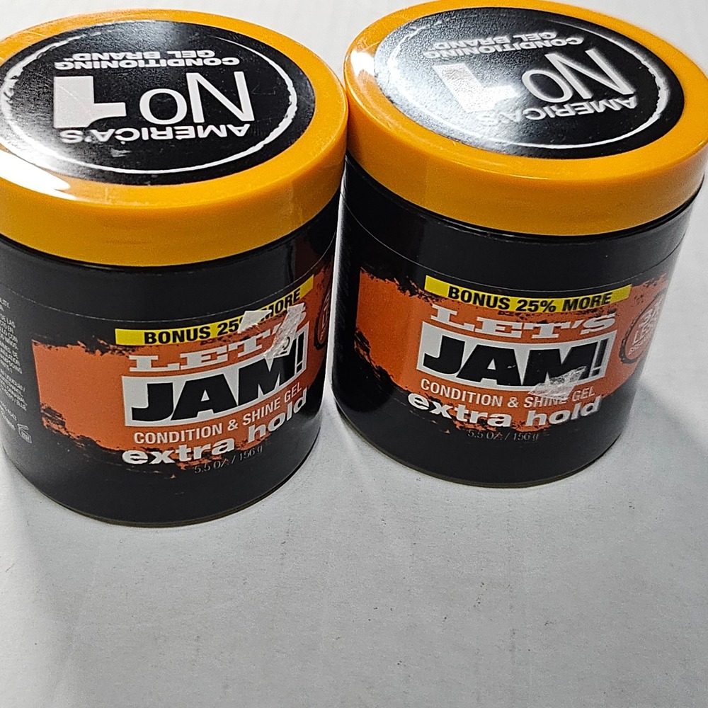 SoftSheen-Carson Lets Jam Extra Hold Condition & Shine Gel 5.5oz 2 Pack New